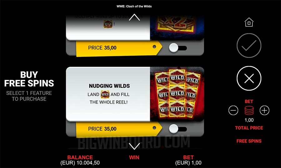 WWE Clash of the Wilds slot