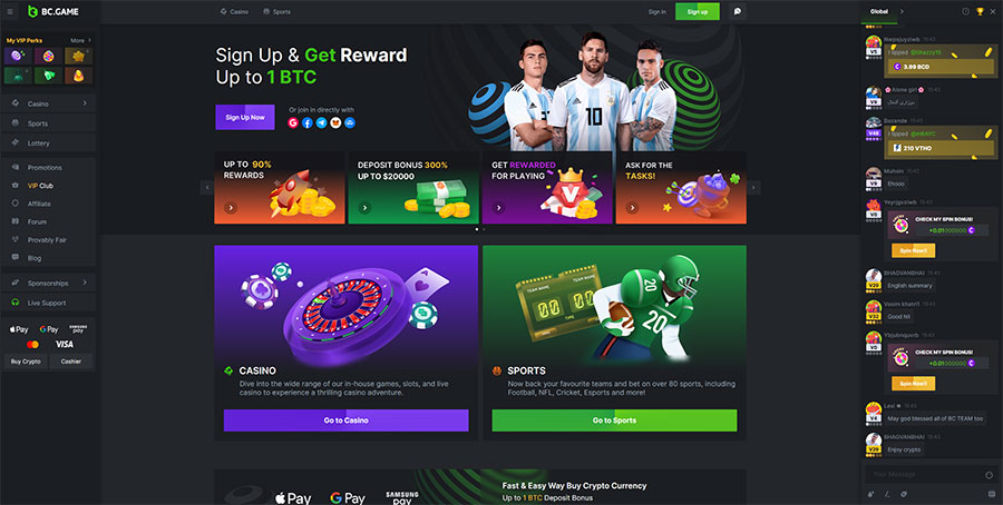 bc game casino license