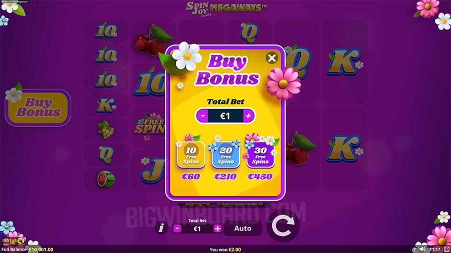 Spinjoy Society Megaways (Lady Luck Games) Slot Review & Demo