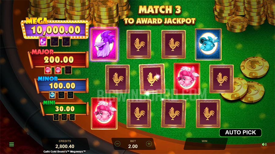 Gallo Gold Bruno's Megaways slot