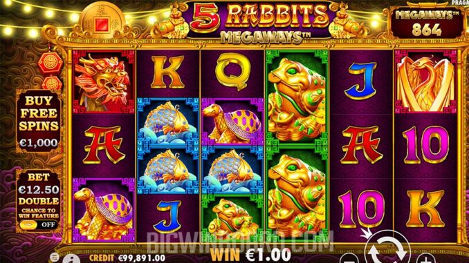 Slot 5 Rabbit 5 Rabbits Megaways (Pragmatic Play) Slot Review & Demo
