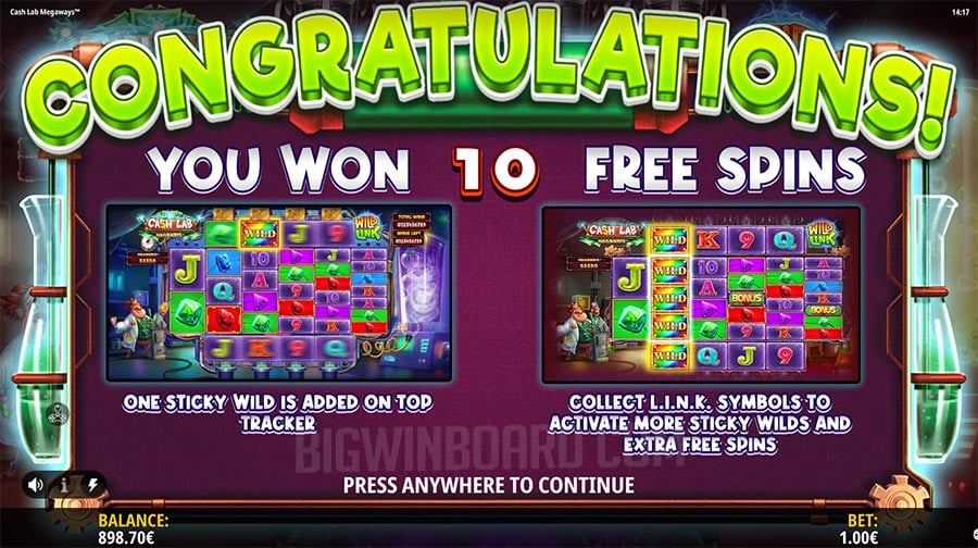 Cash Lab Megaways slot