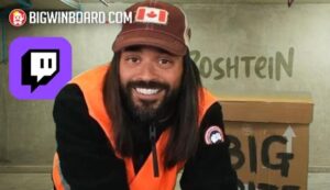 Roshtein Back on Twitch Cross-Promoting Kick.com