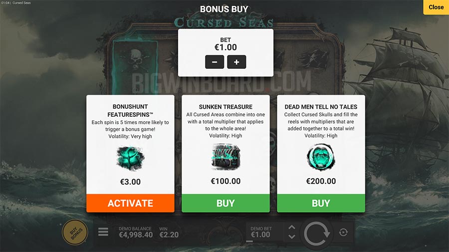 Cursed Seas slot