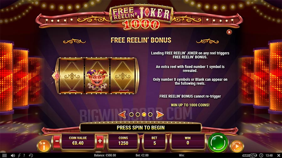 Free Reelin Joker 1000 slot