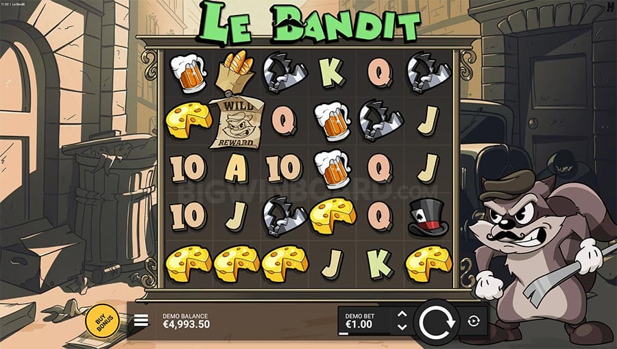 Le Bandit (Hacksaw Gaming) Slot Review & Demo