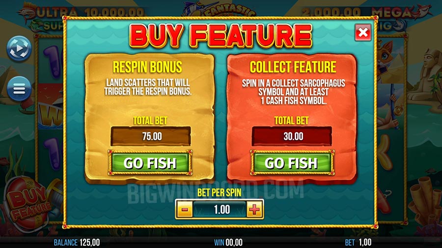 4 Fantastic Fish in Egypt slot