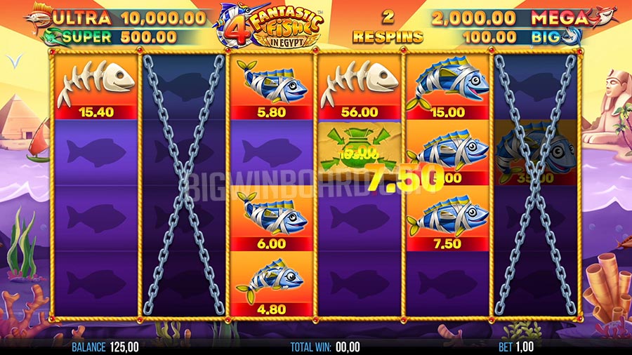 4 Fantastic Fish in Egypt slot