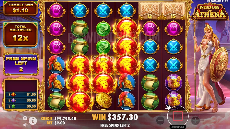 Wisdom of Athena (Pragmatic Play) Slot Review & Demo