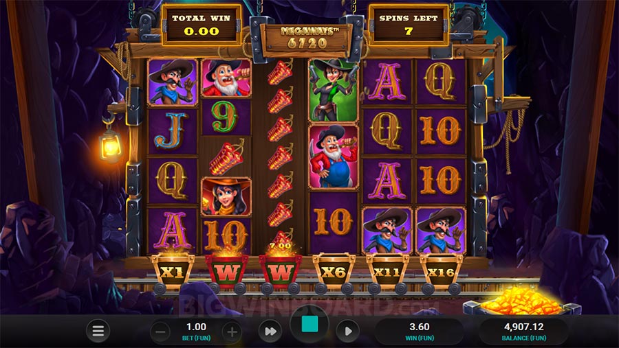 Gold Rush Frenzy Megaways slot