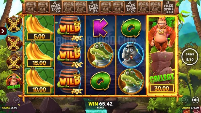 King Kong Cash Go Bananas (Blueprint Gaming) Slot Review & Demo