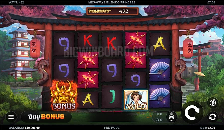 Megaways Bushido Princess slot