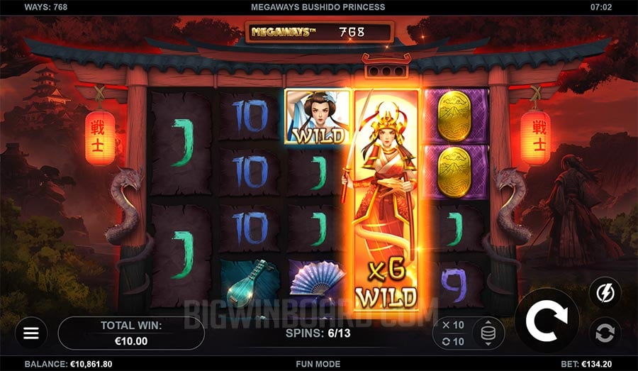 Megaways Bushido Princess slot