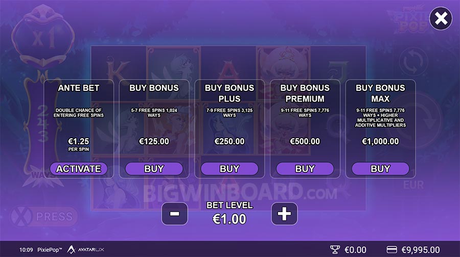 PixiePop slot