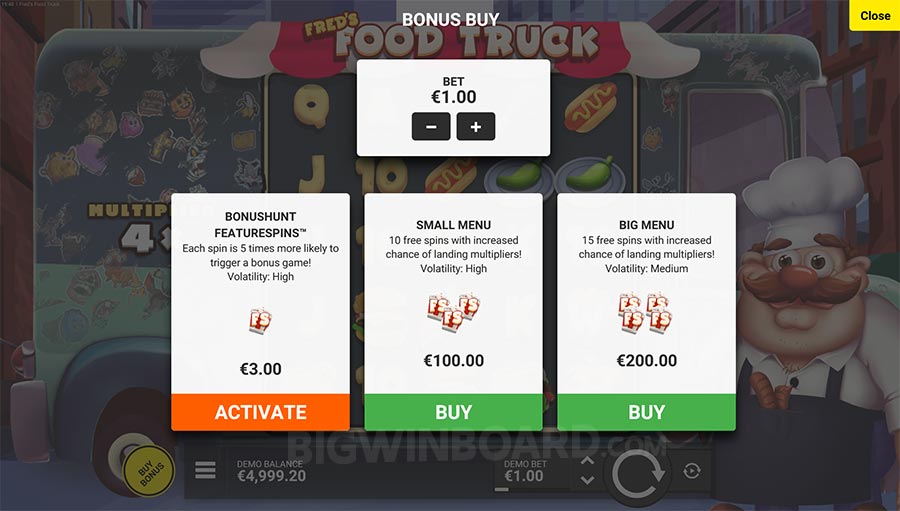 Fred's Food Truck slot