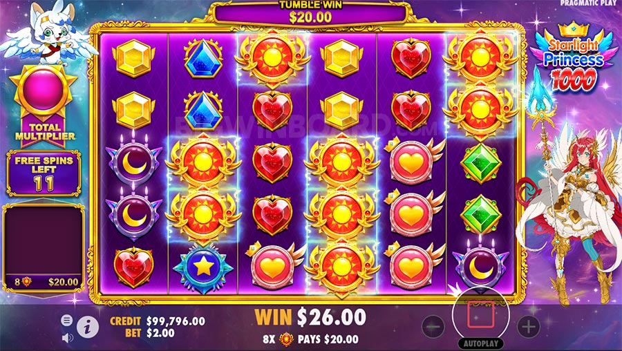 Starlight Princess 1000 (Pragmatic Play) Slot Review & Demo