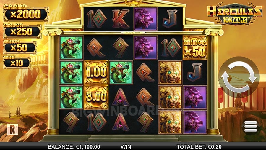 Slot Hercules 10K Cara