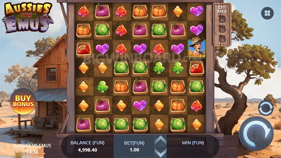 Aussies vs Emus slot