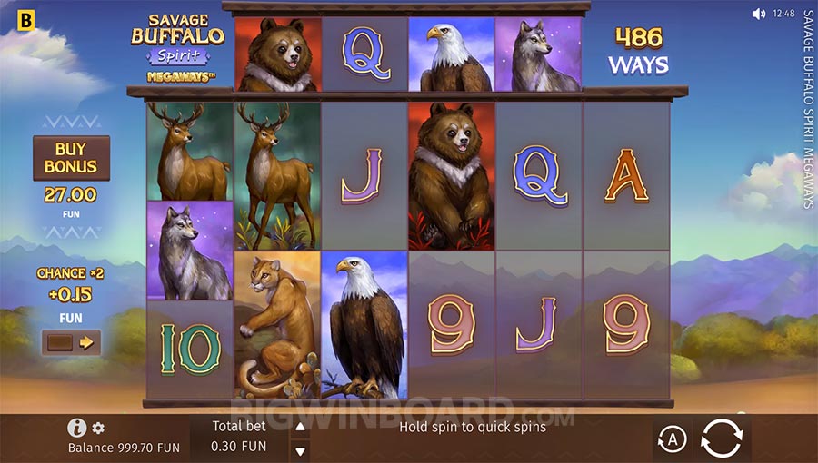 Savage Buffalo Spirit Megaways slot