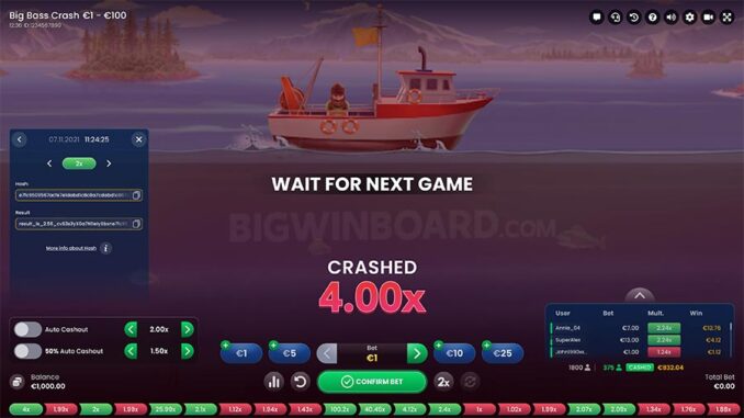 Big Bass Crash (Pragmatic Play) Slot Review & Demo