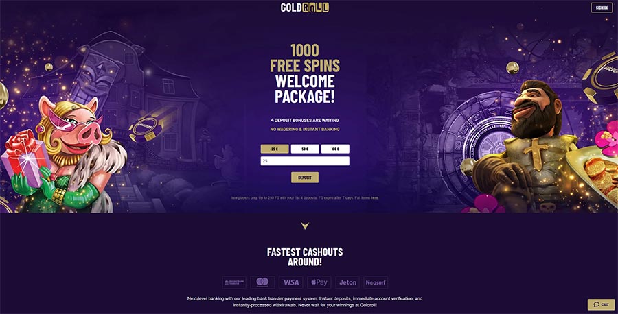 goldroll casino