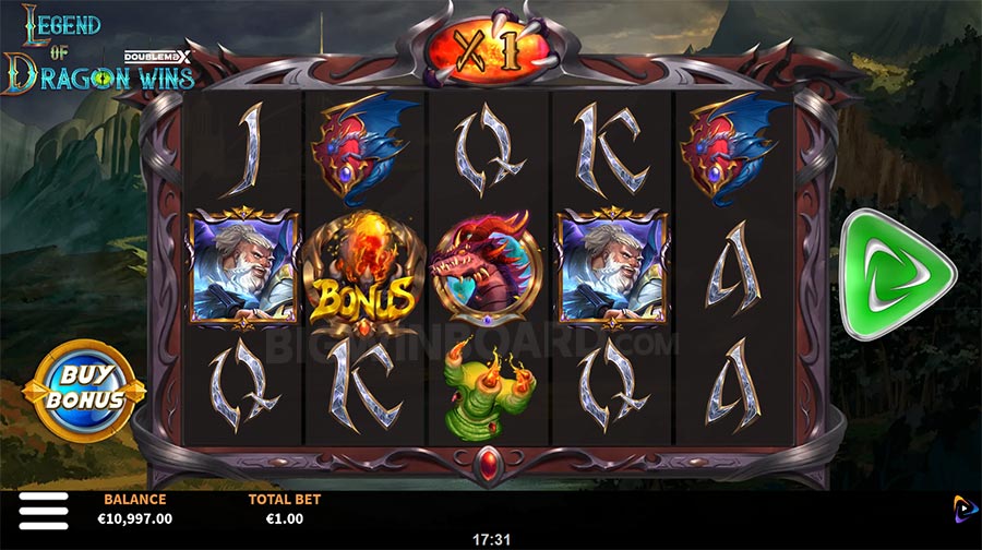 Legend of the Dragon Wins DoubleMax slot