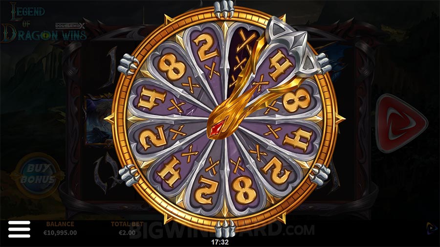 Legend of the Dragon Wins DoubleMax slot