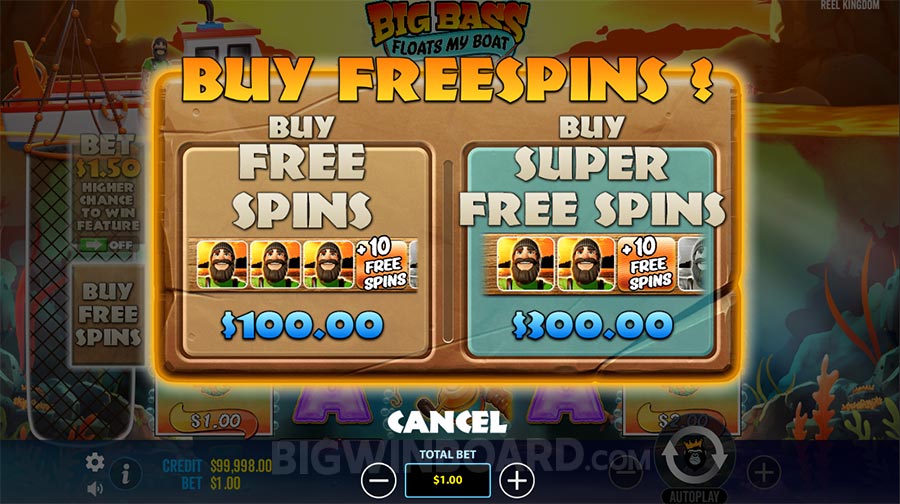 Big Bass Floats My Boat slot