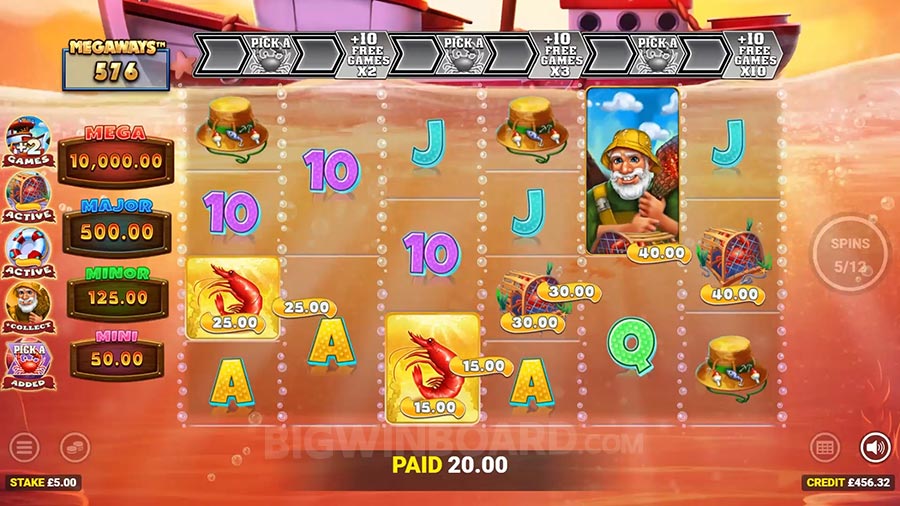 Crabbin' For Cash Megaways slot