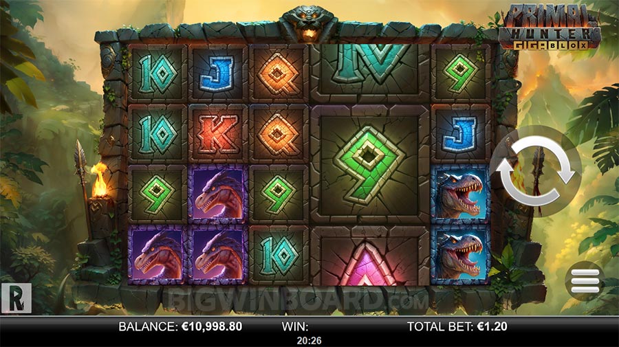 Primal Hunter Gigablox slot