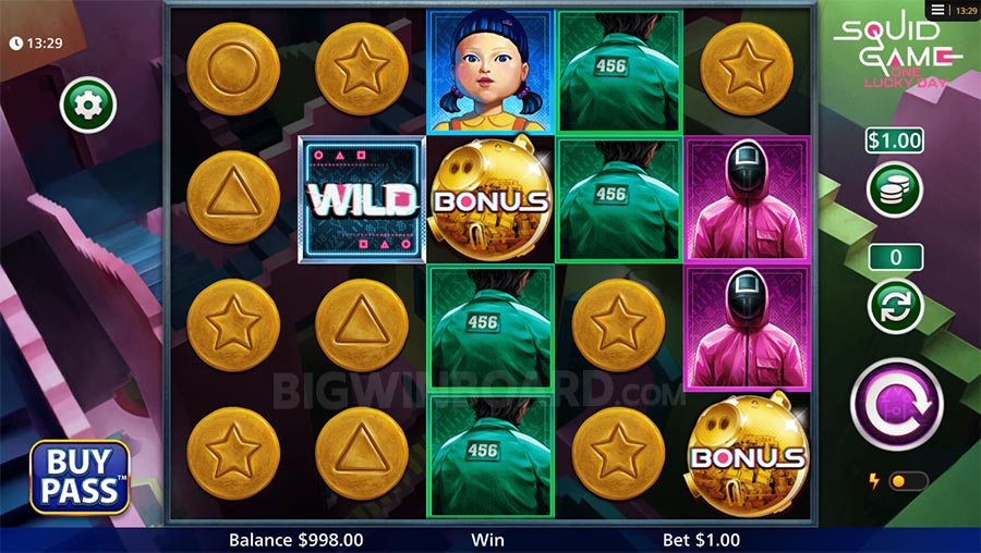 Squid Game One Lucky Day slot