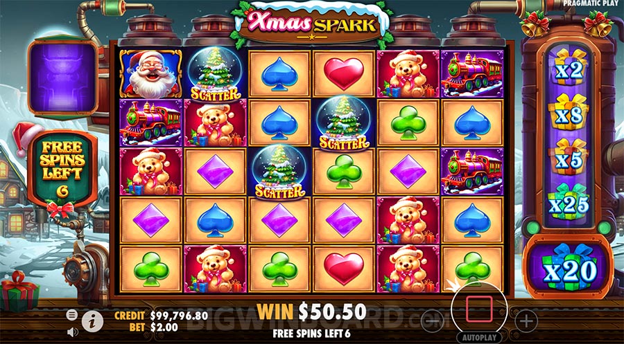 Xmas Spark slot