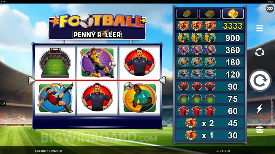 Football Penny Roller slot