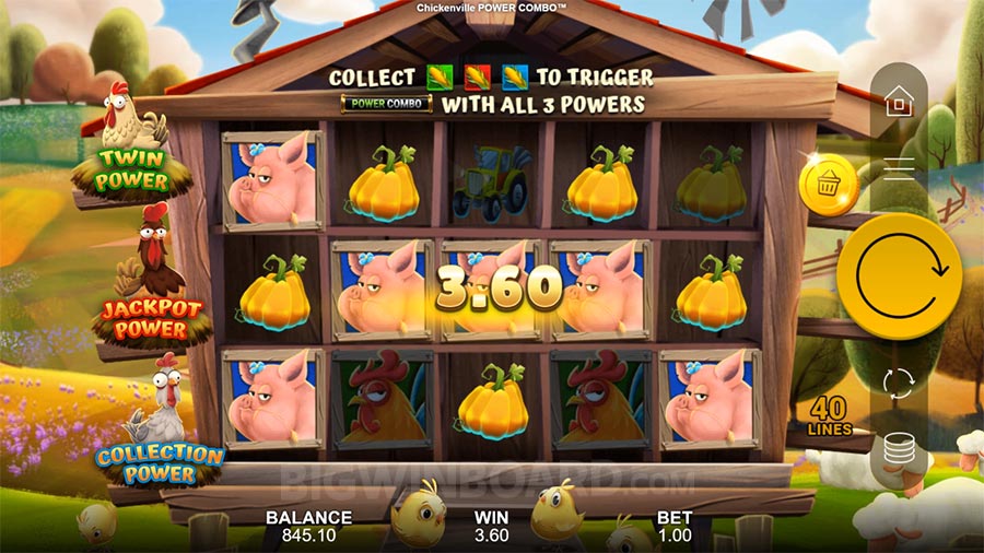 Chickenville Power Combo slot