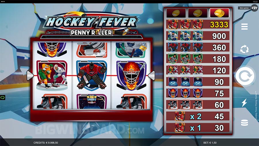 Hockey Fever Penny Roller slot