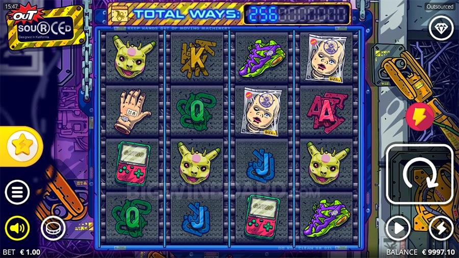 Outsourced slot