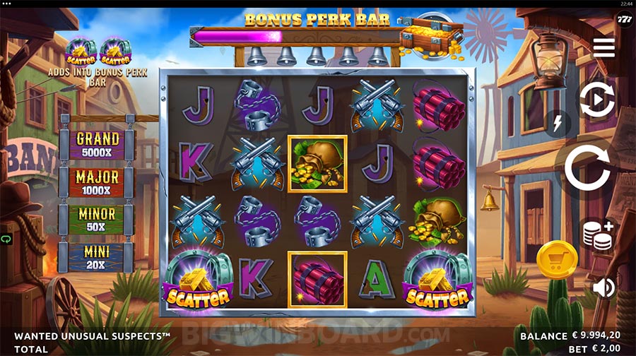 Wanted Usual Suspects slot