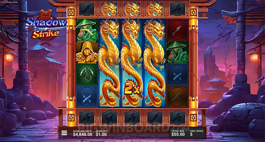 Shadow Strike (Backseat Gaming) Slot Review & Demo