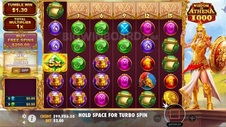 Wisdom of Athena 1000 (Pragmatic Play) Slot Review & Demo