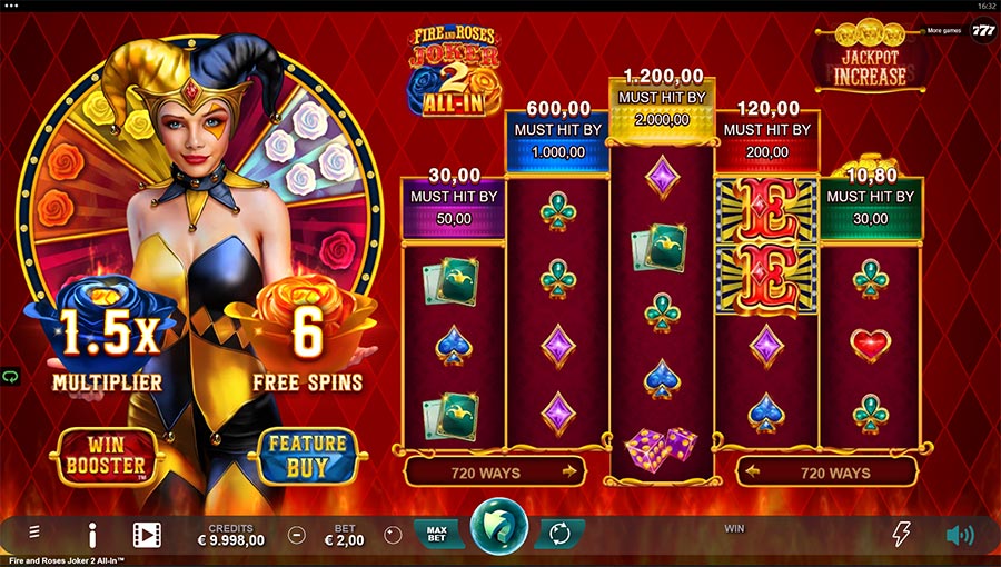 Fire and Roses Joker 2 All-In slot