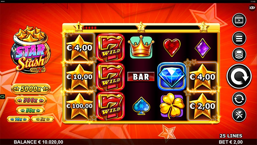 Star Stash Wild 7's slot