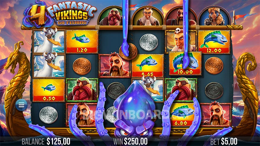 4 Fantastic Vikings Go Fishing slot