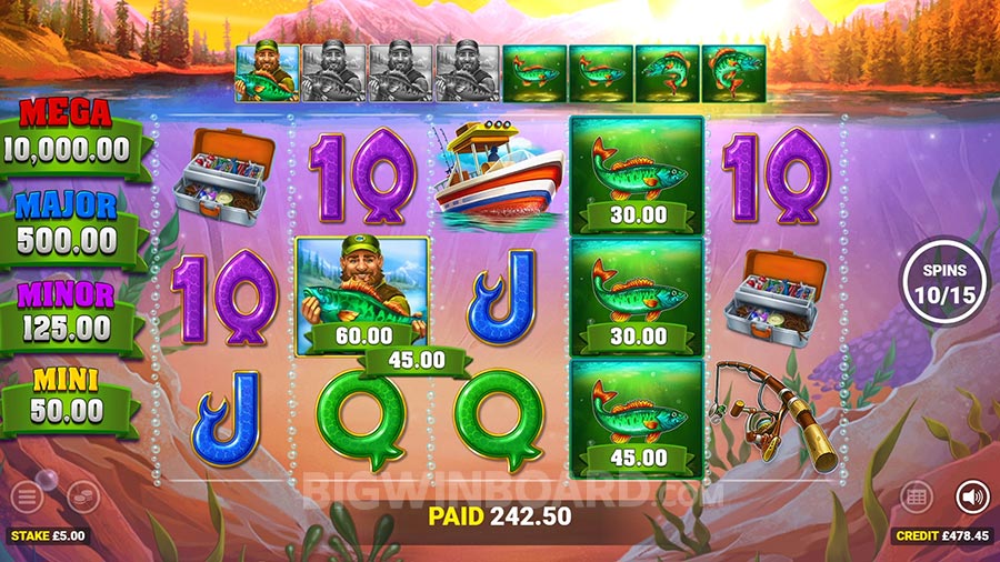 Bigger Catch Bass Fishing slot