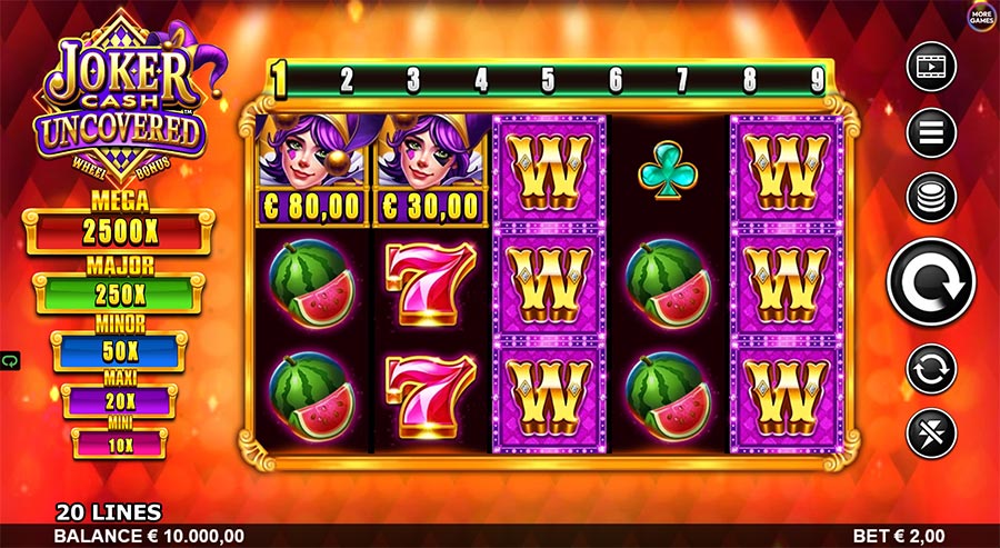 Joker Cash Uncovered slot