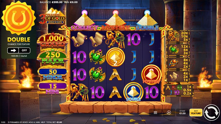 3 Pyramids of Gold slot