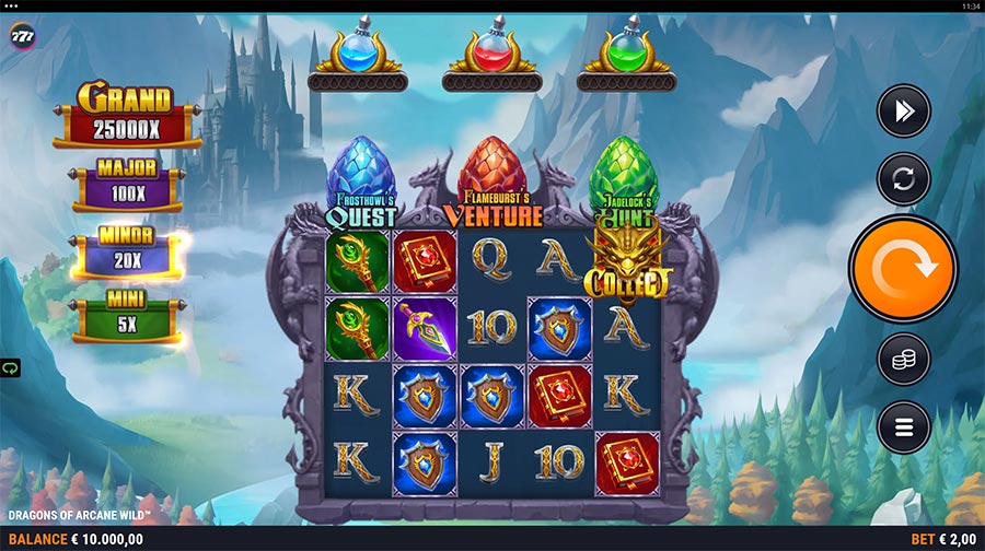Dragons of Arcane Wild slot