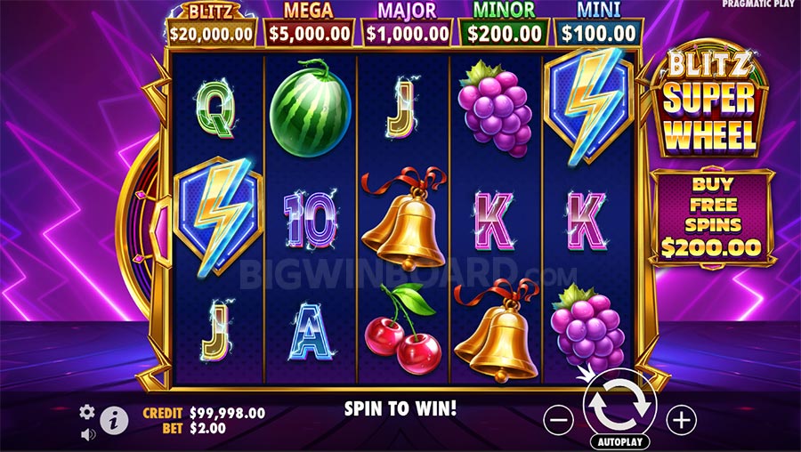 Blitz Super Wheel slot