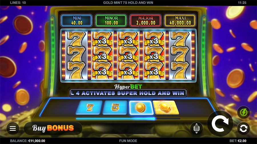 Gold Mint 7s Hold & Win slot