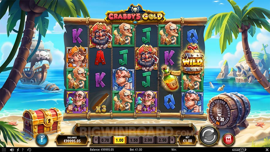 Crabby's Gold slot