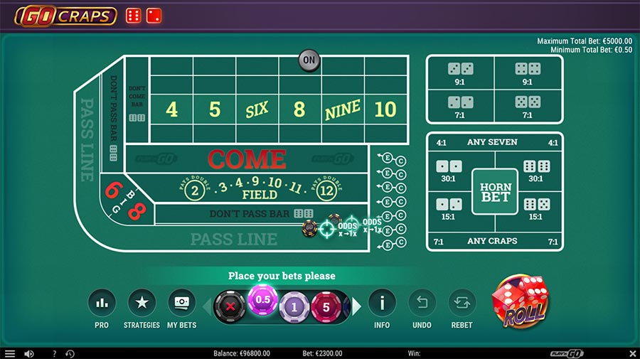 Go Craps slot